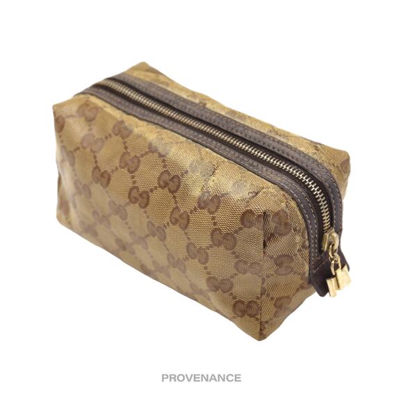 🔴 Gucci Zip Pouch - GG Canvas Glace - Picture 4 of 11